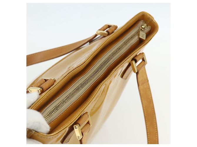 LOUIS VUITTON Borsa a Mano Monogram Vernis Houston Beige M91004 LV Auth bs31286 - vista 6