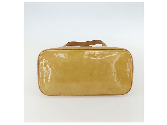 LOUIS VUITTON Borsa a Mano Monogram Vernis Houston Beige M91004 LV Auth bs31286 - vista 9