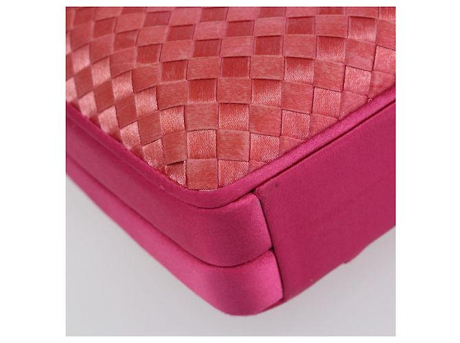 Autre Marque BORSO A MANO IN PELLE INTRECCIATO BOTTEGA VENETA Rosa Oro Auth 155308V D'oro - vista 11