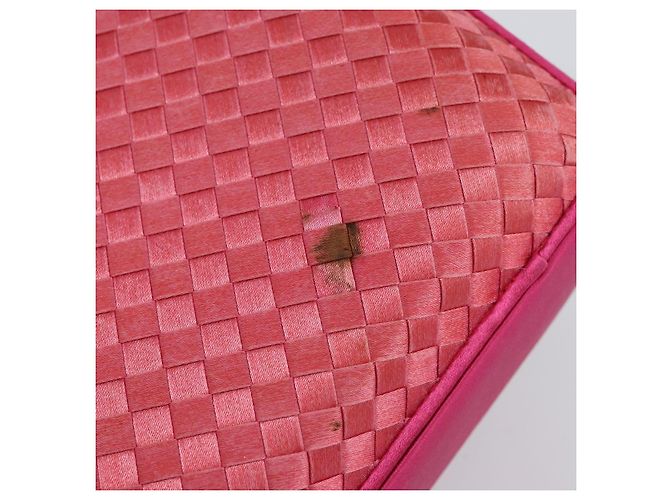 Autre Marque BORSO A MANO IN PELLE INTRECCIATO BOTTEGA VENETA Rosa Oro Auth 155308V D'oro - vista 14