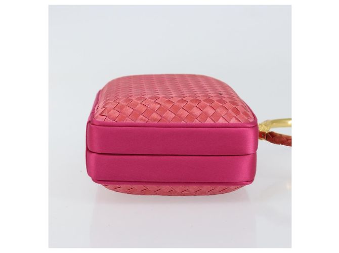 Autre Marque BORSO A MANO IN PELLE INTRECCIATO BOTTEGA VENETA Rosa Oro Auth 155308V D'oro - vista 4