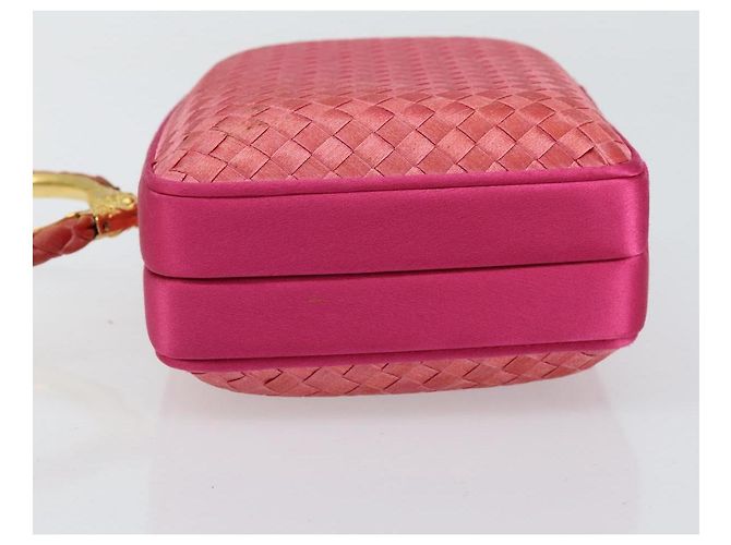 Autre Marque BORSO A MANO IN PELLE INTRECCIATO BOTTEGA VENETA Rosa Oro Auth 155308V D'oro - vista 5