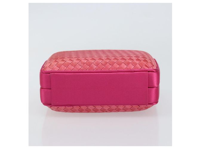 Autre Marque BORSO A MANO IN PELLE INTRECCIATO BOTTEGA VENETA Rosa Oro Auth 155308V D'oro - vista 9
