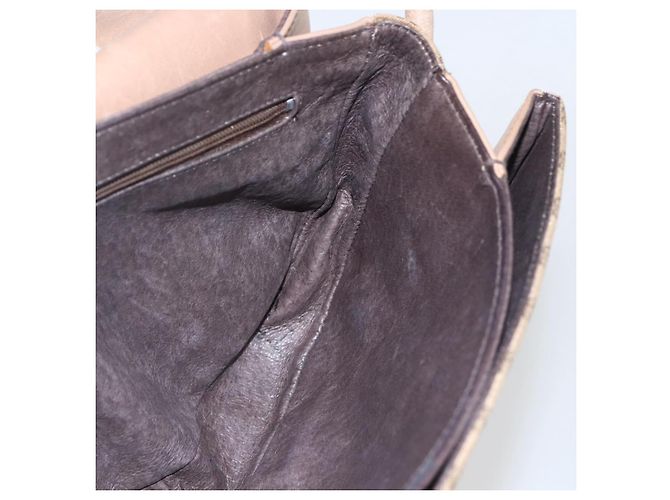 Borsa a Spalla Micro GG Supreme Gucci Beige Oro Auth 151460 D'oro - vista 17