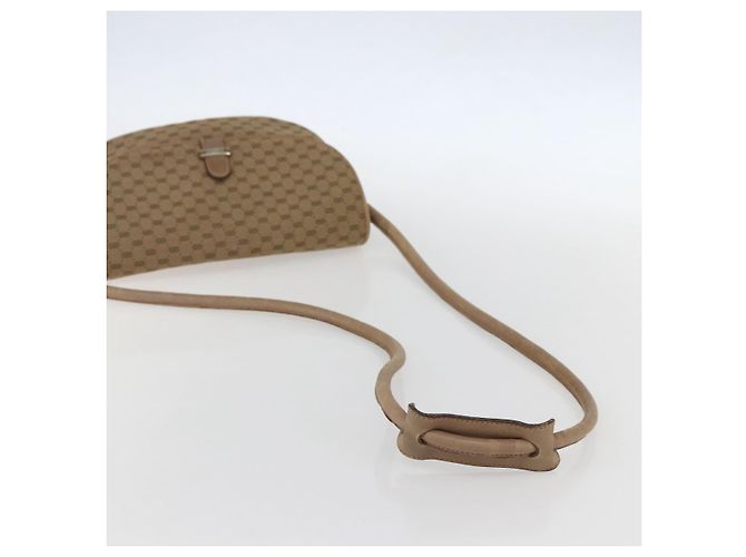 Borsa a Spalla Micro GG Supreme Gucci Beige Oro Auth 151460 D'oro - vista 7
