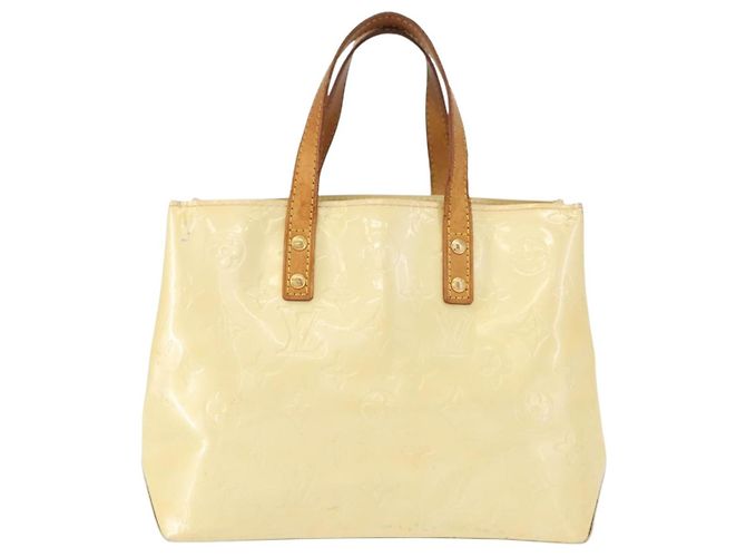 LOUIS VUITTON Borsa a Mano Monogram Vernis Reade PM Perle M91336 LV Auth 149639 - vista 13