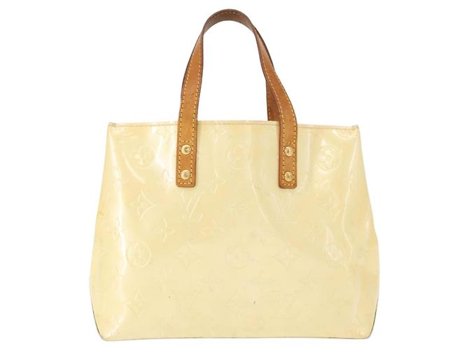 LOUIS VUITTON Borsa a Mano Monogram Vernis Reade PM Perle M91336 LV Auth 149639 - vista 2