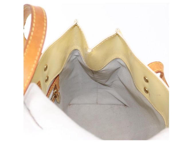 LOUIS VUITTON Borsa a Mano Monogram Vernis Reade PM Perle M91336 LV Auth 149639 - vista 21