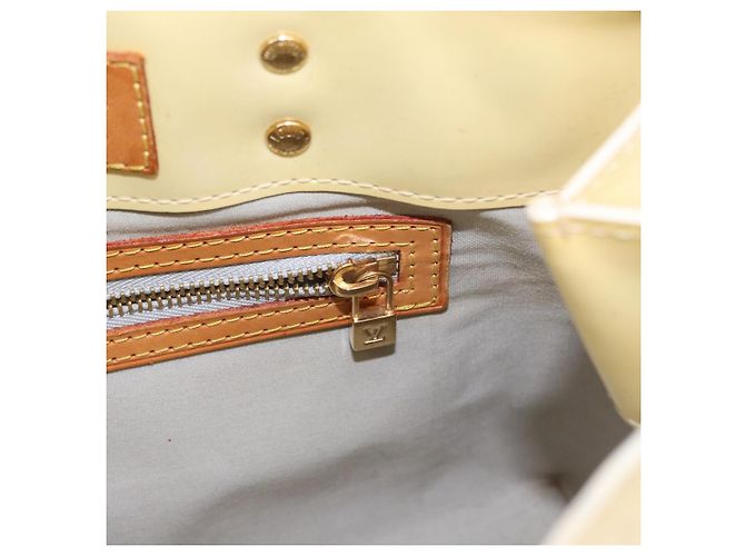 LOUIS VUITTON Borsa a Mano Monogram Vernis Reade PM Perle M91336 LV Auth 149639 - vista 23
