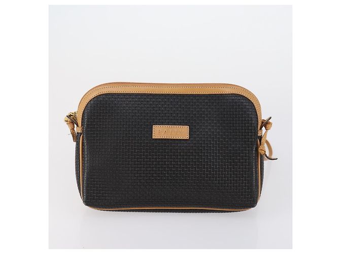 BALLY Borsa a Mano in Pelle 3 Pezzi Nera Auth bs30665 Nero - vista 10
