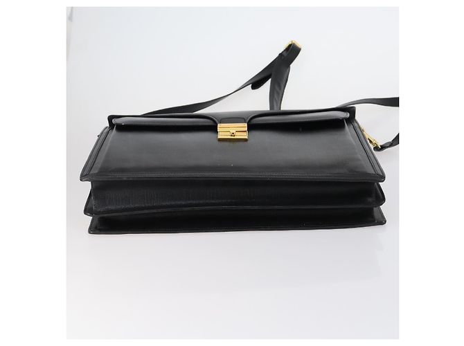 BALLY Borsa a Mano in Pelle 3 Pezzi Nera Auth bs30665 Nero - vista 7