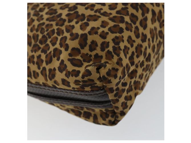 Autre Marque Borsa a Spalla in Nylon Marrone Auth bs30824 di BOTTEGA VENETA - vista 16