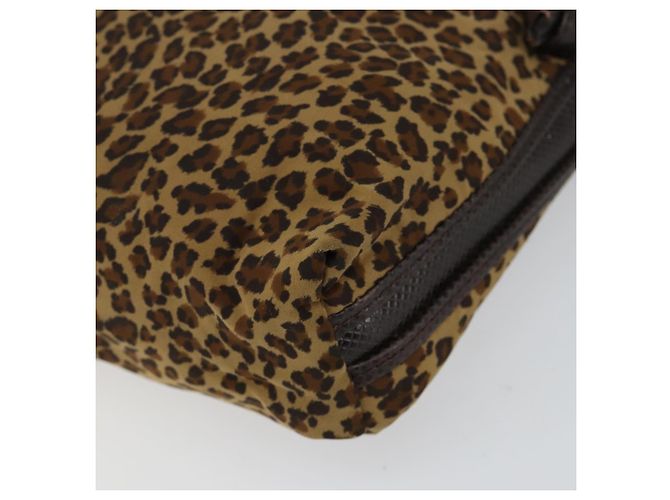 Autre Marque Borsa a Spalla in Nylon Marrone Auth bs30824 di BOTTEGA VENETA - vista 9