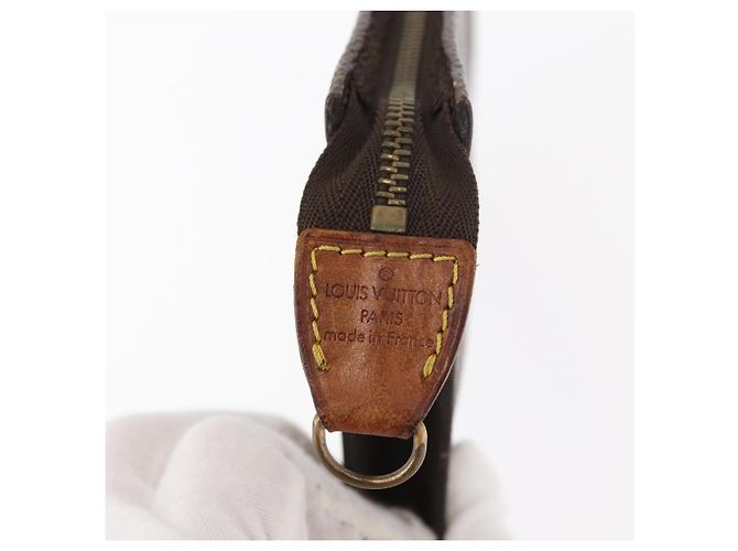 Bucket LOUIS VUITTON Monogramma Secchiello PM Pochette Accessorio LV Auth 154880 - vista 12