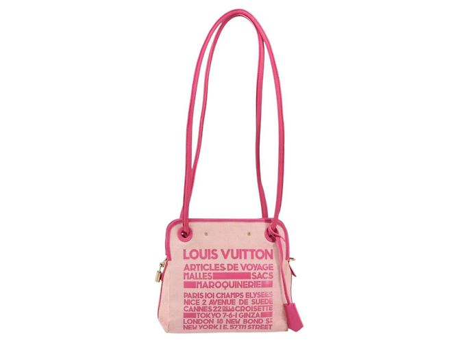 LOUIS VUITTON Borsa a Spalla Cruise Line Rider Rosa M92809 LV Auth 149507 - vista 13