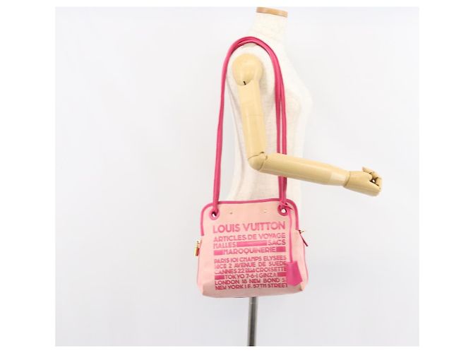 LOUIS VUITTON Borsa a Spalla Cruise Line Rider Rosa M92809 LV Auth 149507 - vista 25