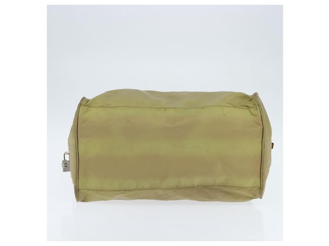 Borsa Boston PRADA in nylon beige argento autentica bs30240 - vista 5
