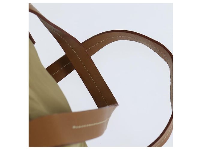 Borsa Boston PRADA in nylon beige argento autentica bs30240 - vista 8