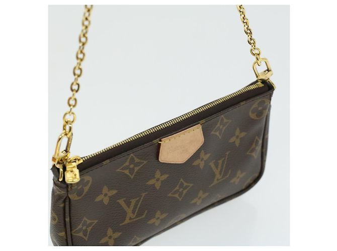 LOUIS VUITTON Monogram Multi Pochette Accessori Pouch Khaki M44813 33620SAM Cachi Monogramma - vista 17