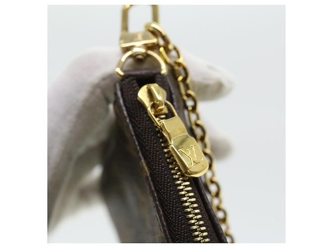 LOUIS VUITTON Monogram Multi Pochette Accessori Pouch Khaki M44813 33620SAM Cachi Monogramma - vista 21