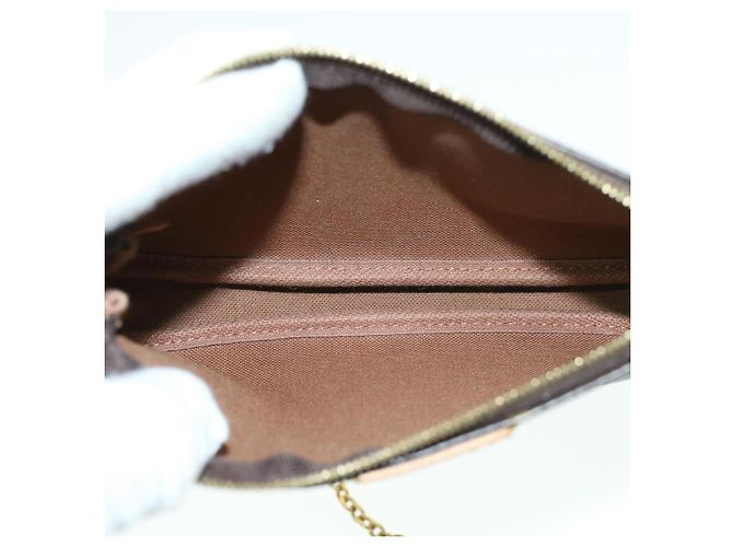 LOUIS VUITTON Monogram Multi Pochette Accessori Pouch Khaki M44813 33620SAM Cachi Monogramma - vista 22