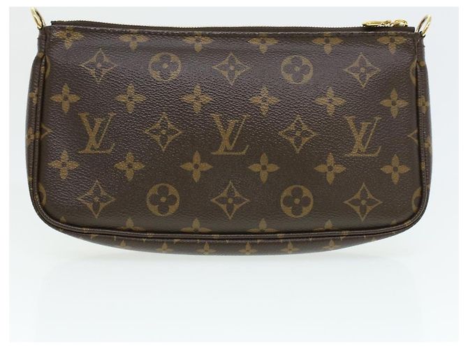 LOUIS VUITTON Monogram Multi Pochette Accessori Pouch Khaki M44813 33620SAM Cachi Monogramma - vista 3