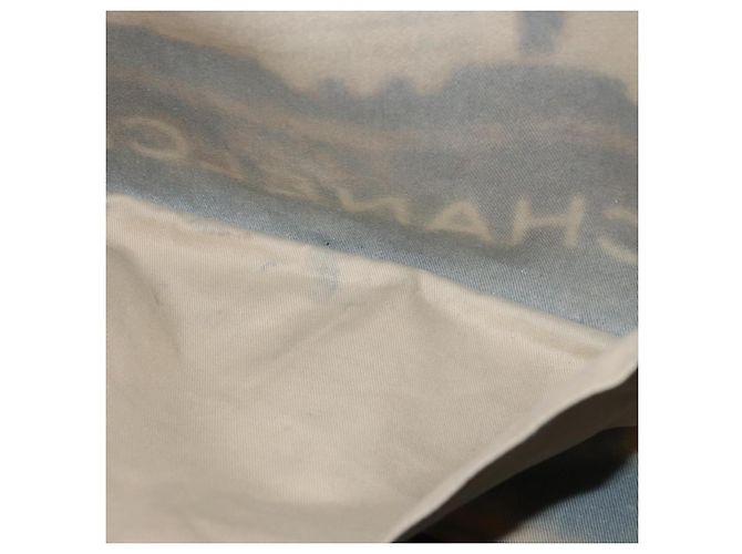 CHANEL Borsa Tote Central Station PVC Tela Nera Argento CC Auth 152594 Nero - vista 20