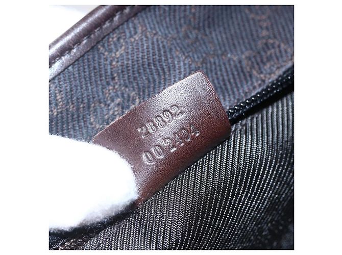 GUCCI GG Canvas Tote Bag Dunkelbraun 28892 00 Auth ep11898 - Ansicht 12