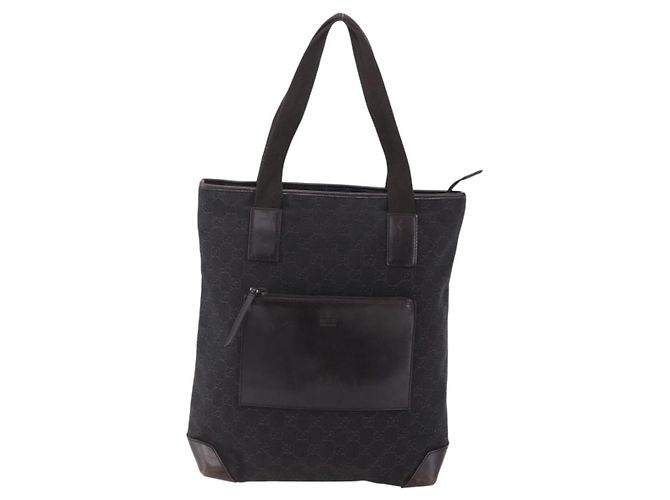 GUCCI GG Canvas Tote Bag Dunkelbraun 28892 00 Auth ep11898 - Ansicht 13