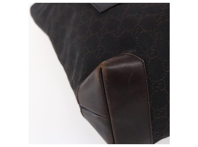 GUCCI GG Canvas Tote Bag Dunkelbraun 28892 00 Auth ep11898 - Ansicht 14