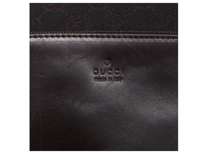 GUCCI GG Canvas Tote Bag Dunkelbraun 28892 00 Auth ep11898 - Ansicht 17
