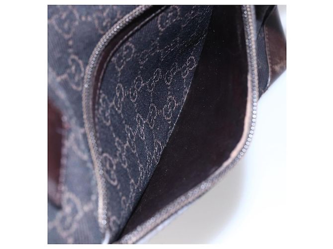 GUCCI GG Canvas Tote Bag Dunkelbraun 28892 00 Auth ep11898 - Ansicht 23