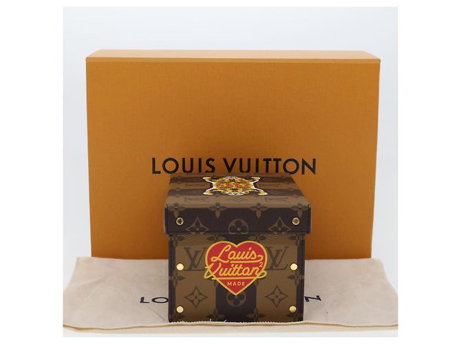 KARTONBOX STRIPE TIGER LOUIS VUITTON NIGO Braun GI0718 LV Auth 43816SM - Ansicht 12