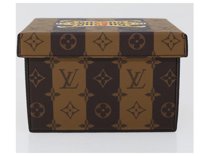 KARTONBOX STRIPE TIGER LOUIS VUITTON NIGO Braun GI0718 LV Auth 43816SM - Ansicht 13