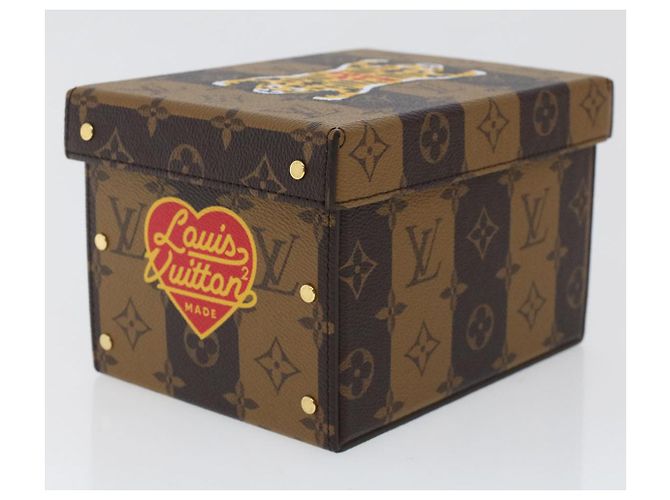 KARTONBOX STRIPE TIGER LOUIS VUITTON NIGO Braun GI0718 LV Auth 43816SM - Ansicht 14