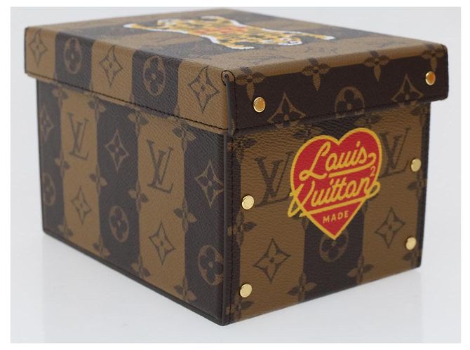 KARTONBOX STRIPE TIGER LOUIS VUITTON NIGO Braun GI0718 LV Auth 43816SM - Ansicht 15