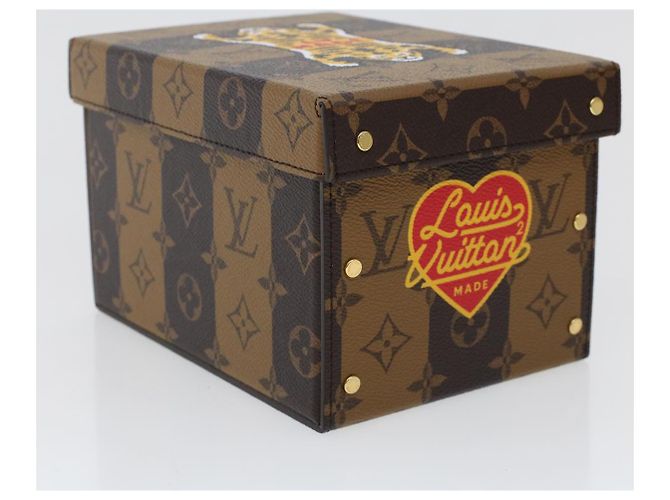 KARTONBOX STRIPE TIGER LOUIS VUITTON NIGO Braun GI0718 LV Auth 43816SM - Ansicht 8