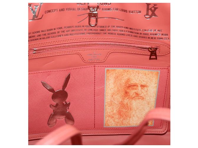 LOUIS VUITTON Colección Masters DA VINCI Bolsa Neverfull MM M43373 LV Auth 47430SM Rosa - vista 19