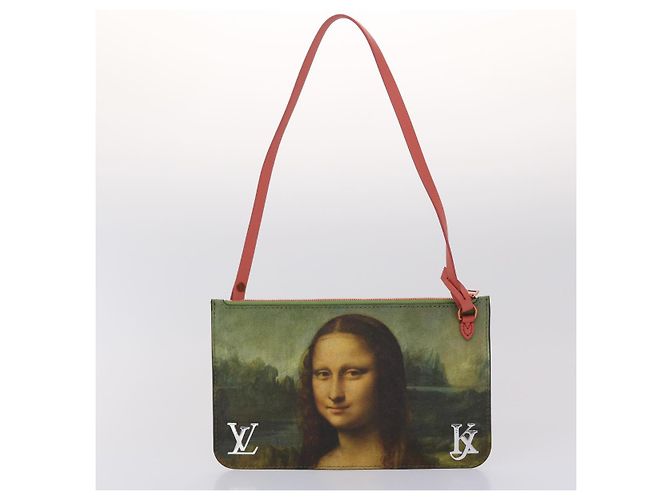 LOUIS VUITTON Colección Masters DA VINCI Bolsa Neverfull MM M43373 LV Auth 47430SM Rosa - vista 23