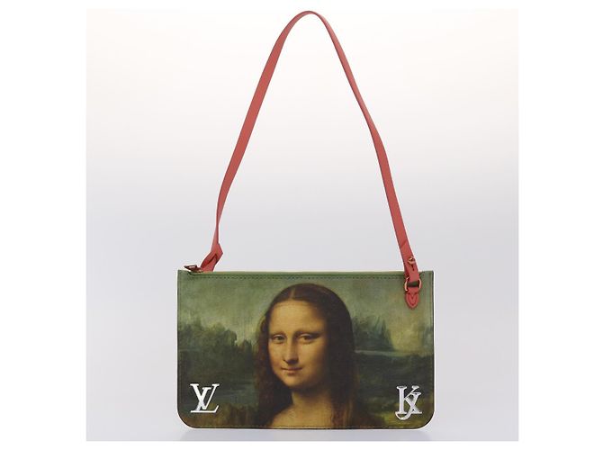 LOUIS VUITTON Colección Masters DA VINCI Bolsa Neverfull MM M43373 LV Auth 47430SM Rosa - vista 24