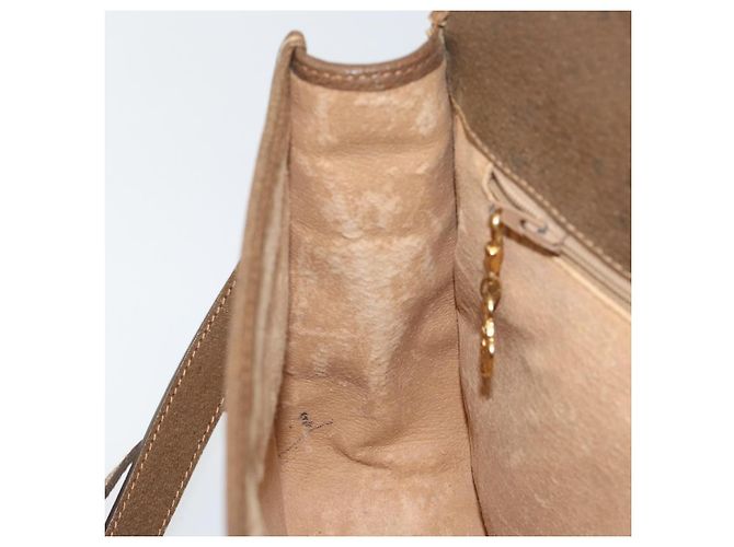 Bolsa de Ombro Gucci GG Supreme Web Sherry Line PVC Bege 001 066 0551 Auth 149475 - vista 21