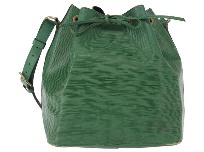 Noe LOUIS VUITTON Borsa a Spalla Petit Noé Epi Verde M44104 LV Auth 147759 - vista 13