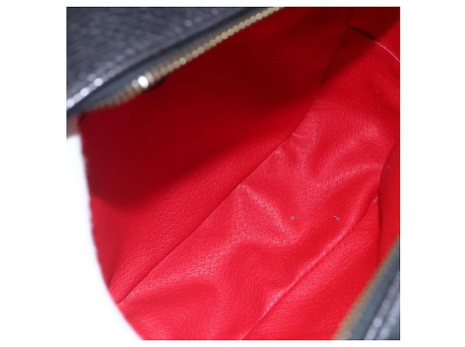 Céline Borsa a Spalla CELINE in Pelle Nera Oro Auth 152953 Nero D'oro - vista 11