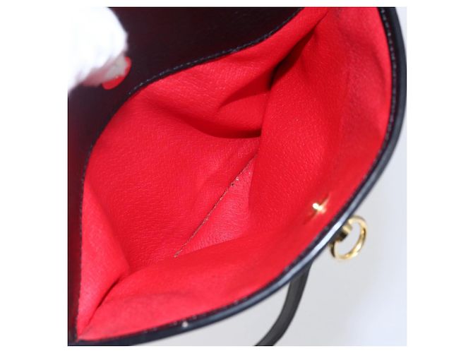 Céline Borsa a Spalla CELINE in Pelle Nera Oro Auth 152953 Nero D'oro - vista 22