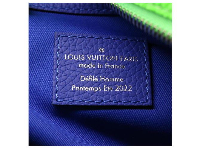 LOUIS VUITTON Borsa Tote Keepall Monogram Illusion Verde Neon M59688 Auth ai669SM - vista 11
