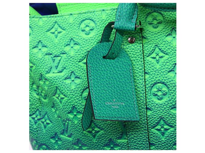LOUIS VUITTON Borsa Tote Keepall Monogram Illusion Verde Neon M59688 Auth ai669SM - vista 18