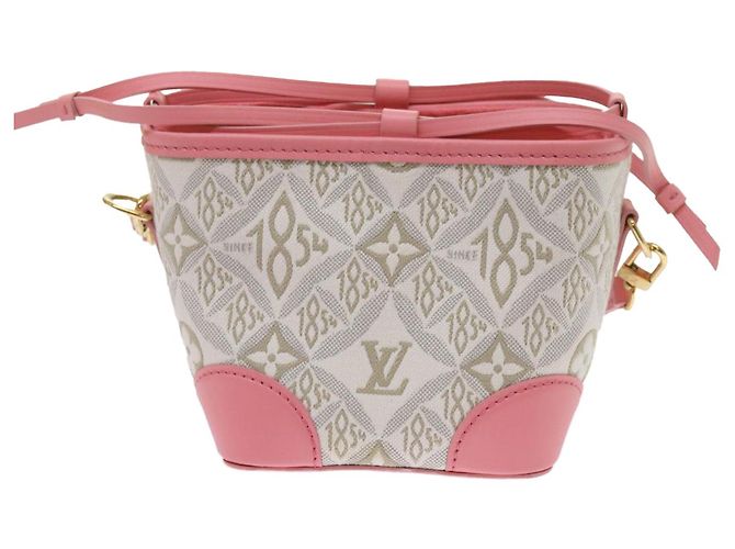 LOUIS VUITTON Borsa Noe Perth Usata Stampa 1854 Rosa M81112 LV Auth 69112SAM - vista 2