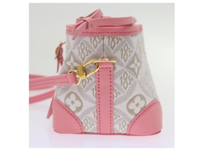 LOUIS VUITTON Borsa Noe Perth Usata Stampa 1854 Rosa M81112 LV Auth 69112SAM - vista 3