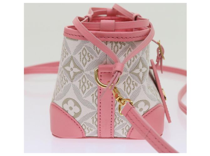 LOUIS VUITTON Borsa Noe Perth Usata Stampa 1854 Rosa M81112 LV Auth 69112SAM - vista 4
