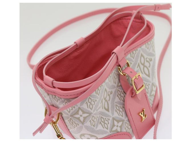 LOUIS VUITTON Borsa Noe Perth Usata Stampa 1854 Rosa M81112 LV Auth 69112SAM - vista 6